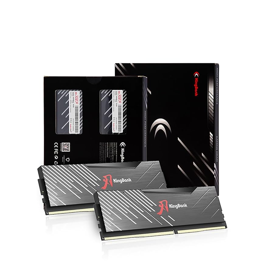 メモリー KingBank DDR5 6000Mhz 32GB(16GBx2) KingBank Computer Desktop Memory Ram (AMD Expo) DDR5 32GB